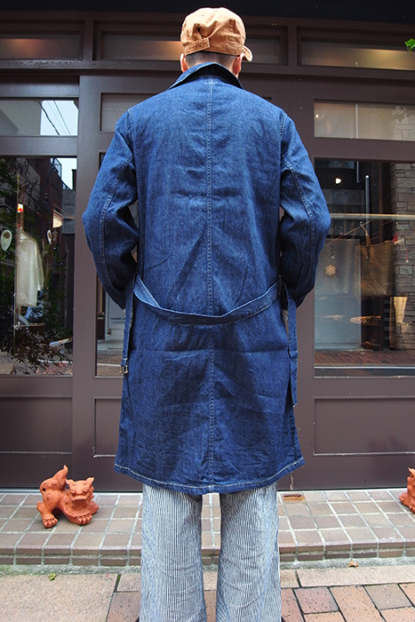 KAPITAL 8ozデニム ショップコート | INDIGO BLUE