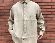 Nigel Cabourn BRITISH OFFICERS SHIRT – HEMPHORSE CLOTH