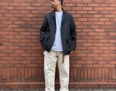 SASSAFRAS G.D.U. Leaf Jacket(Woolino)/(8.5oz Work Denim)